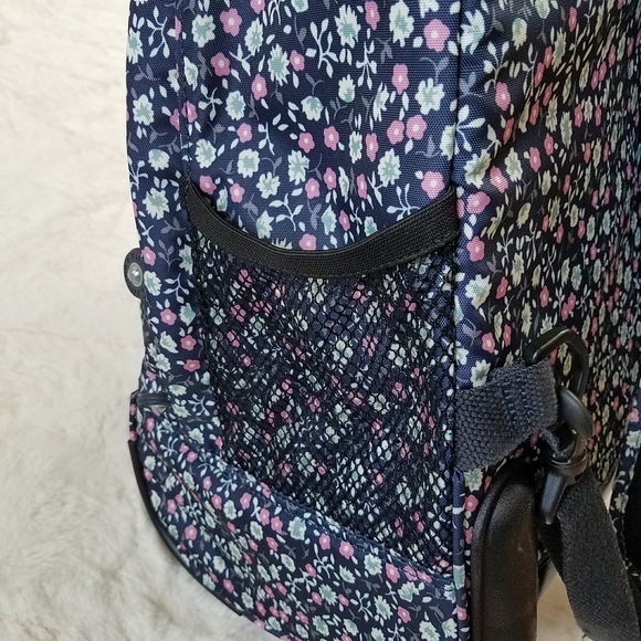 Kipling Sanaa Large Rolling Backpack Floral Rush - Picture 8 of 16